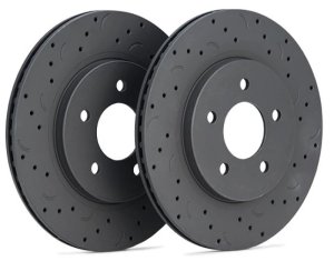 Jeep Wrangler Brake Rotors (2) - Front + Rear - Hawk Performance - Talon Drilled And Slotted - `18-`20 Jeep Wrangler Brake Rotors (2) - Front + Rear - Hawk Performance - Talon Drilled And Slotted - `18-`20